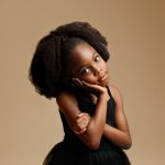 portrait of african american girl